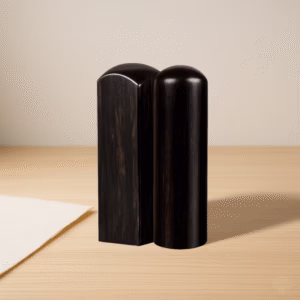 天然非洲黑檀印章