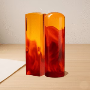 特殊紅琥珀印章