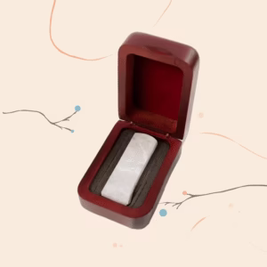 紅木盒(單大章用，亦可裝雙小章用)