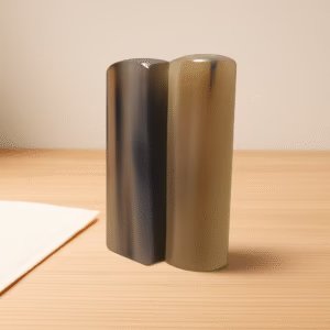 天然赤牛角印章