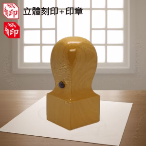 天然黃岐木立體公司章