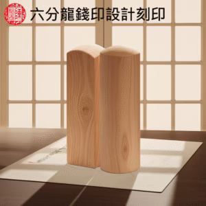 天然六分紅龍柏龍錢印印章