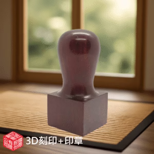 天然紅檀3D公司章