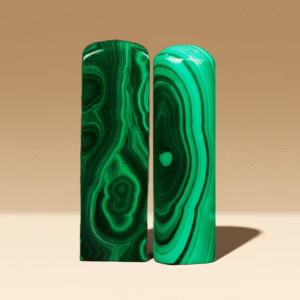 天然孔雀石印章