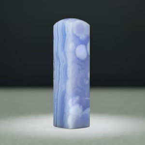 天然藍紋玉印章