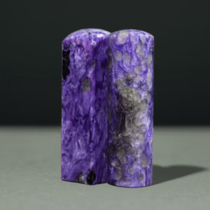 天然紫龍晶印章