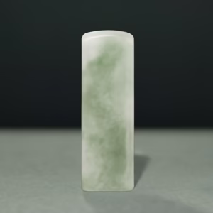 天然豆青種翡翠印章