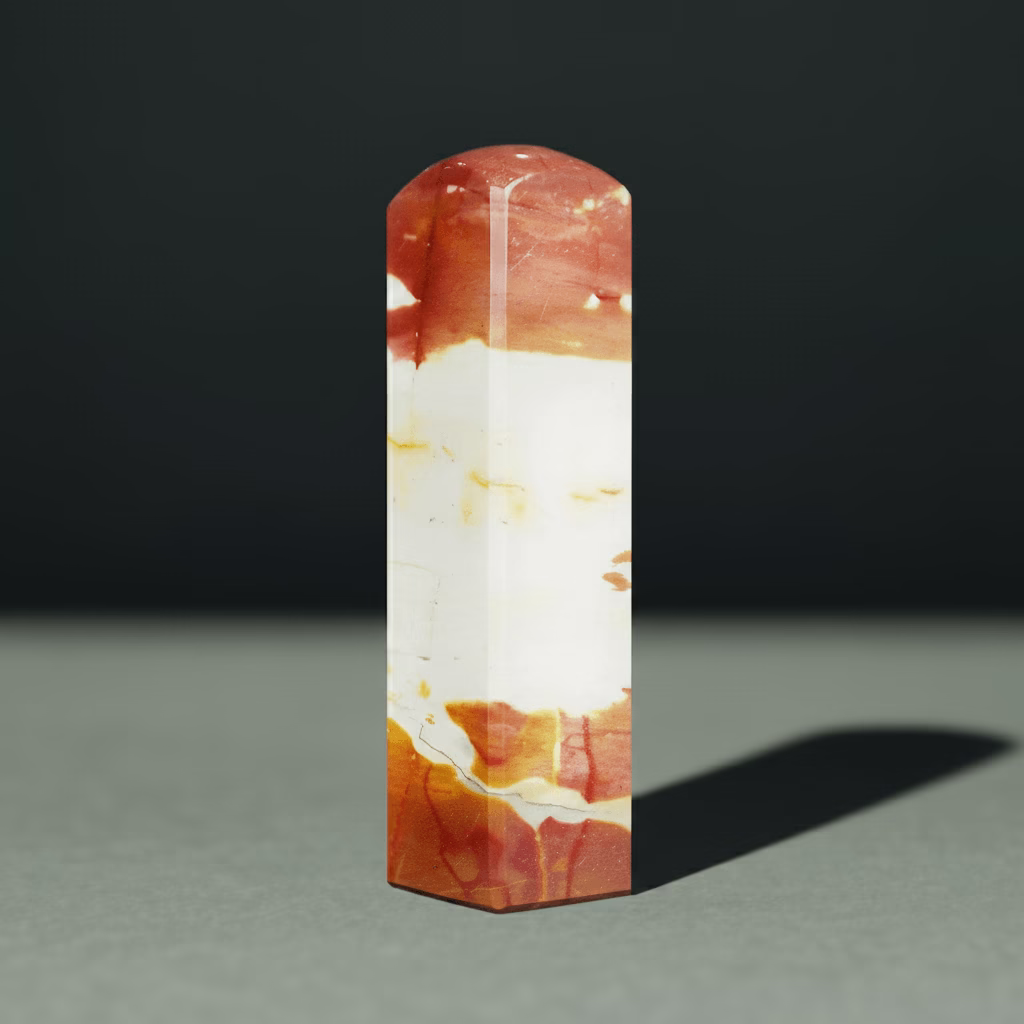 天然莫哥石印章