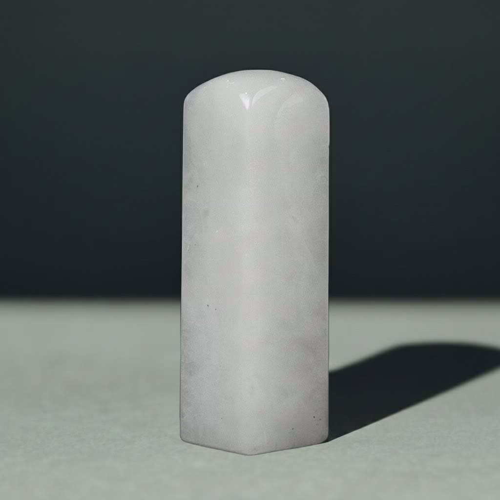 天然新疆白玉印章