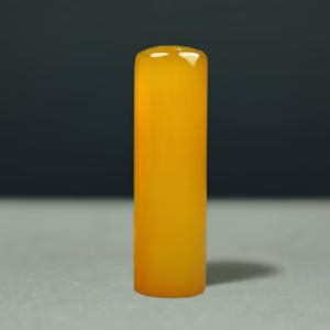 天然黃瑪瑙印章