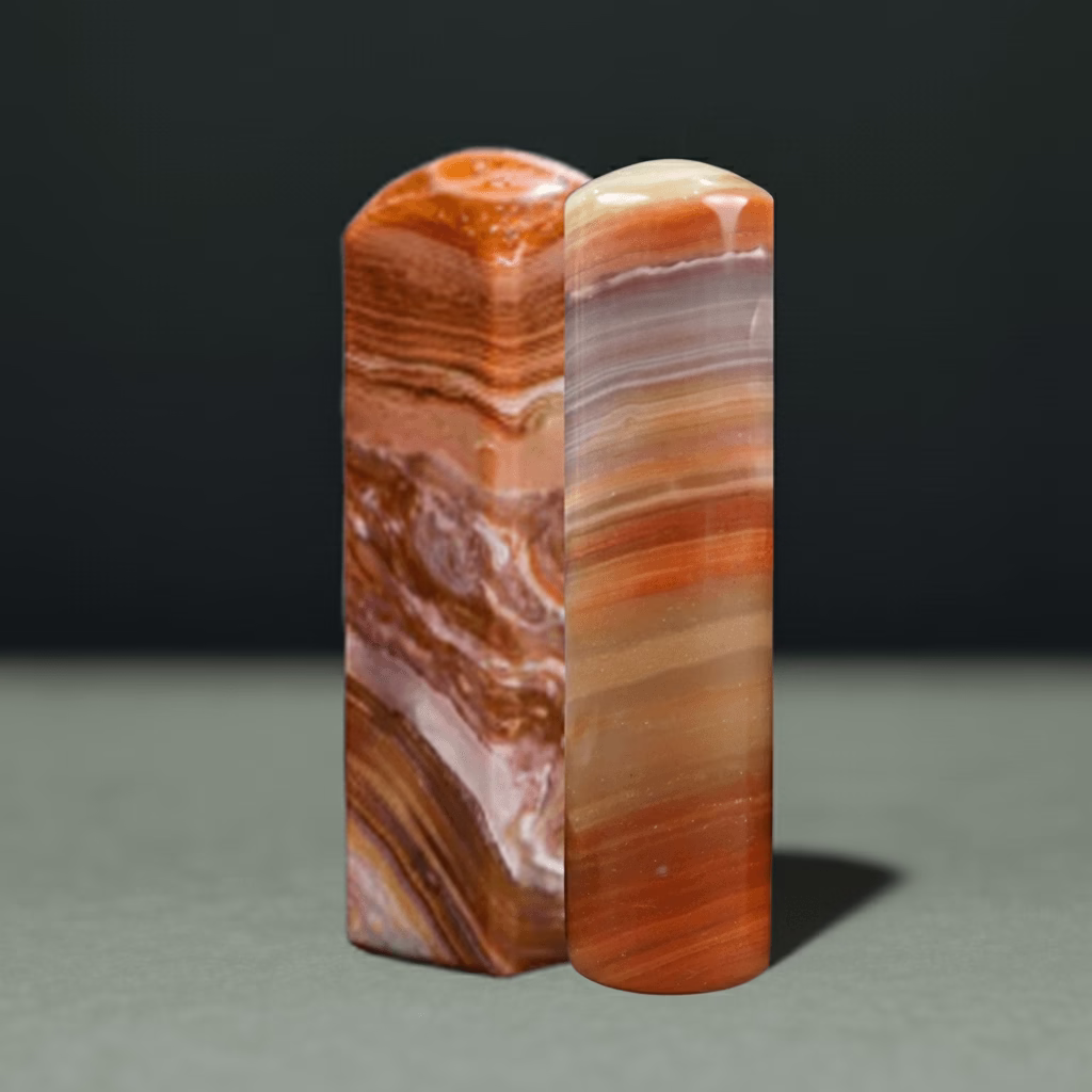 天然海洋瑪瑙印章